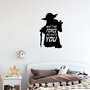 Wallity May The Force Be With You Escultura de pared de Metal Negro